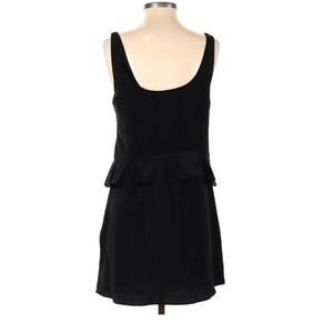 Zara Two Layered Peplum Black Dress